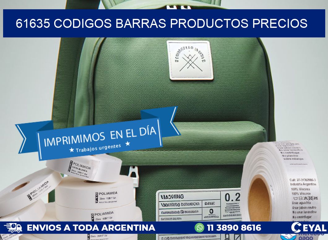 61635 codigos barras productos precios