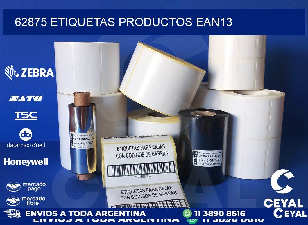 62875 Etiquetas productos ean13