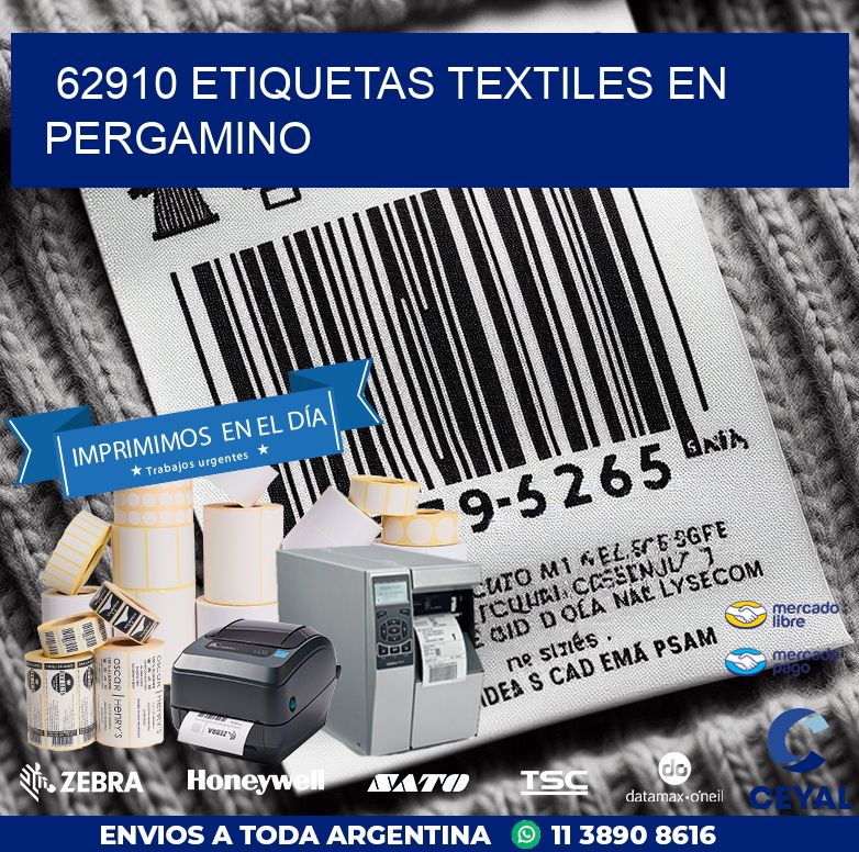 62910 ETIQUETAS TEXTILES EN PERGAMINO