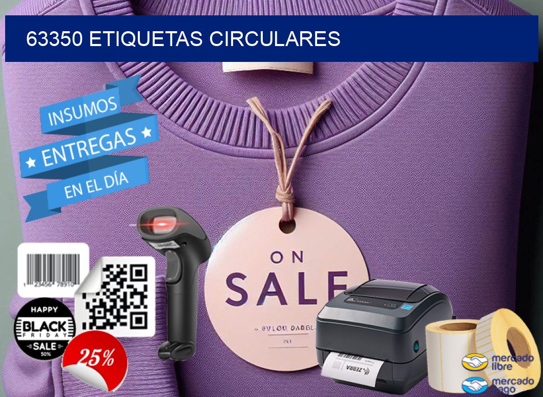 63350 ETIQUETAS CIRCULARES
