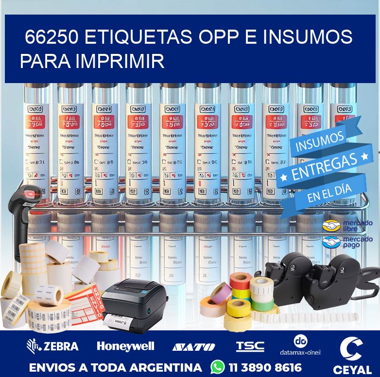 66250 ETIQUETAS OPP E INSUMOS PARA IMPRIMIR