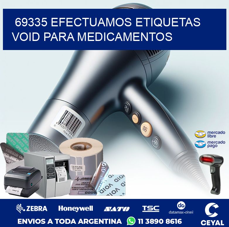 69335 EFECTUAMOS ETIQUETAS VOID PARA MEDICAMENTOS