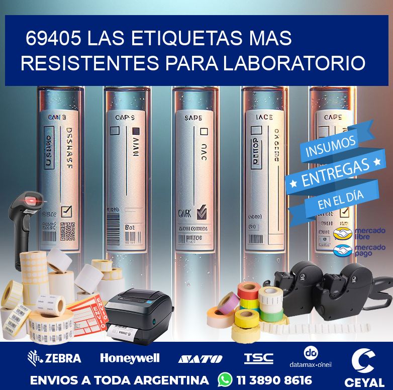 69405 LAS ETIQUETAS MAS RESISTENTES PARA LABORATORIO
