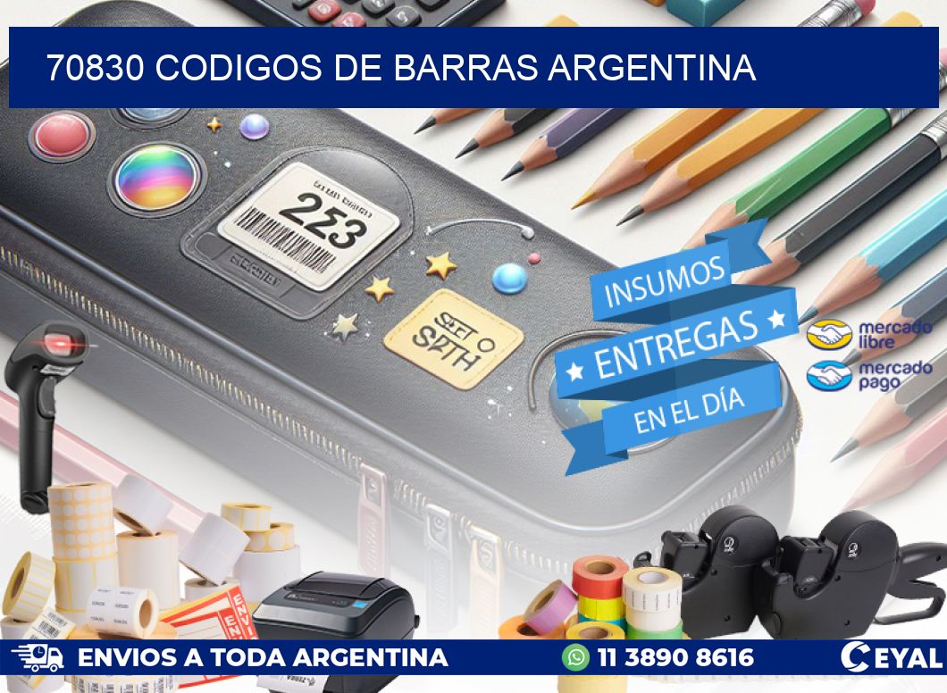 70830 CODIGOS DE BARRAS ARGENTINA