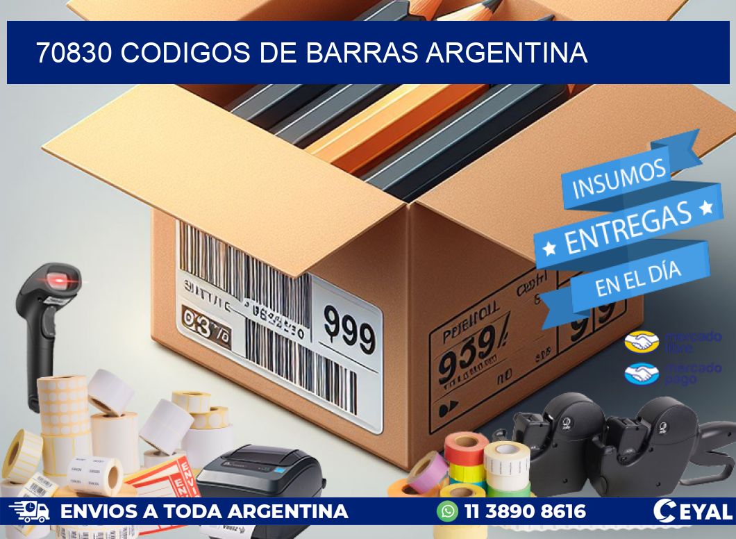 70830 CODIGOS DE BARRAS ARGENTINA