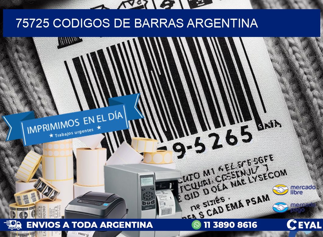 75725 CODIGOS DE BARRAS ARGENTINA