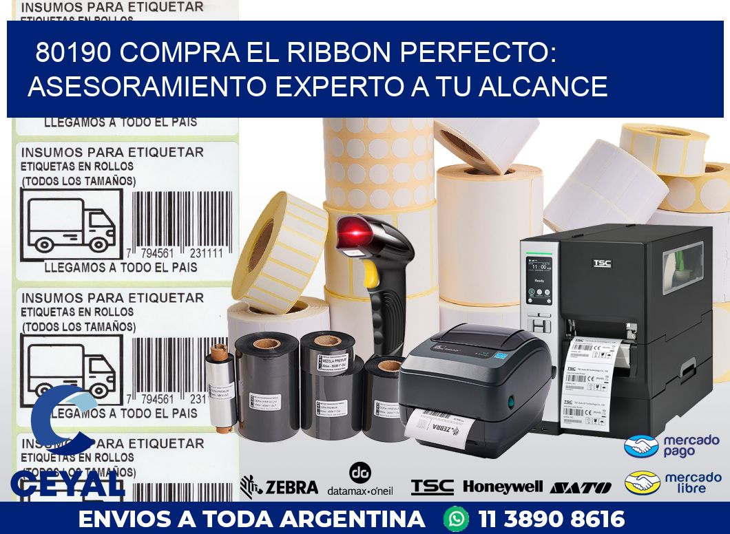 80190 COMPRA EL RIBBON PERFECTO: ASESORAMIENTO EXPERTO A TU ALCANCE