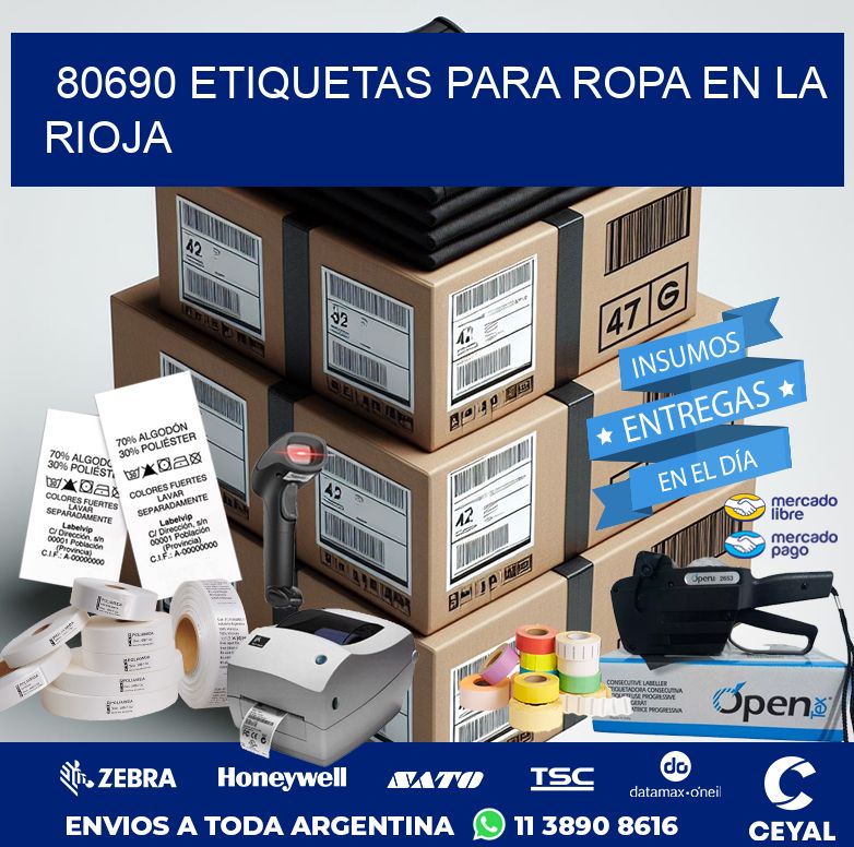 80690 ETIQUETAS PARA ROPA EN LA RIOJA