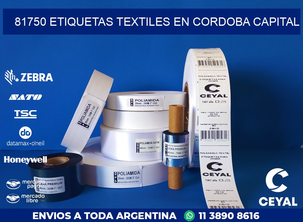 81750 ETIQUETAS TEXTILES EN CORDOBA CAPITAL