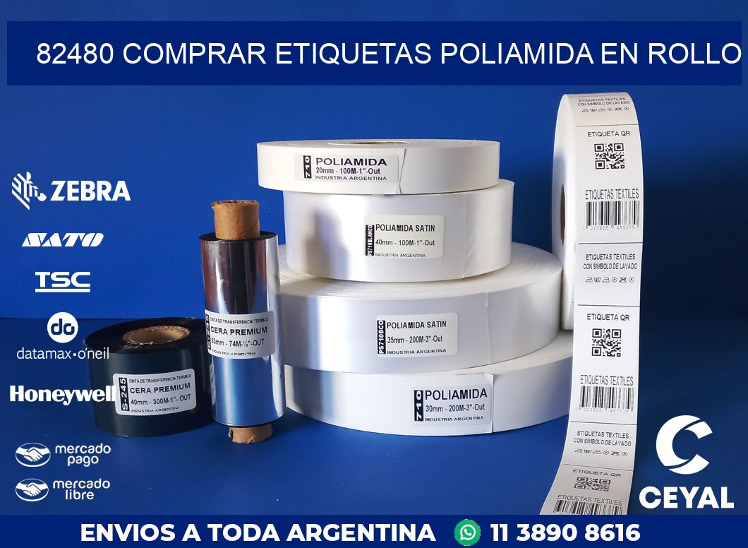 82480 COMPRAR ETIQUETAS POLIAMIDA EN ROLLO
