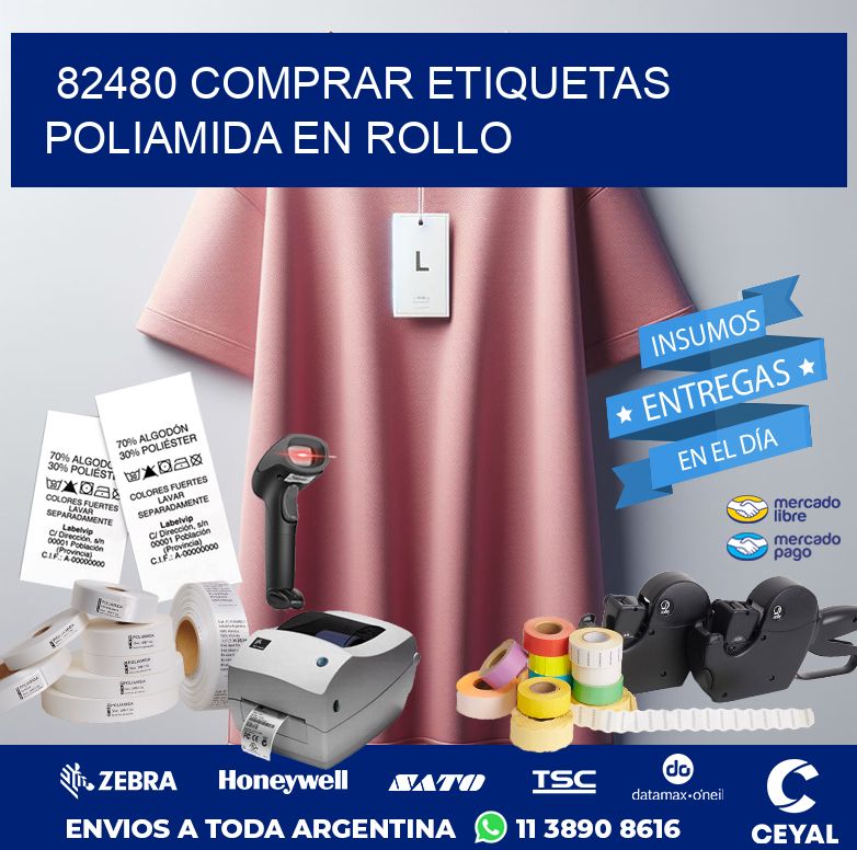 82480 COMPRAR ETIQUETAS POLIAMIDA EN ROLLO