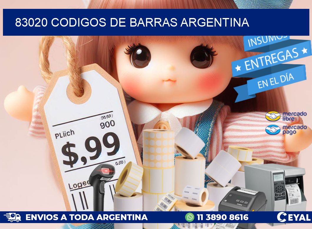 83020 CODIGOS DE BARRAS ARGENTINA