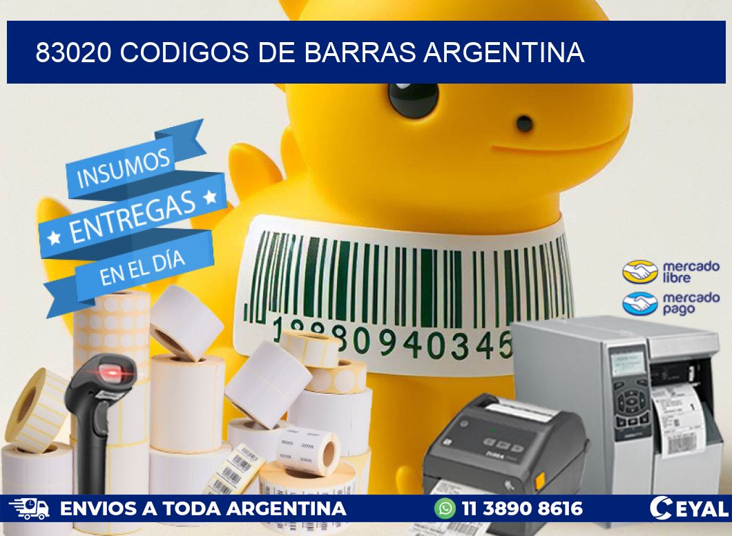83020 CODIGOS DE BARRAS ARGENTINA