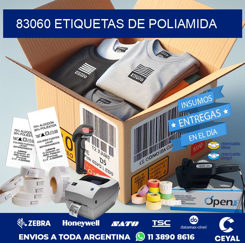 83060 ETIQUETAS DE POLIAMIDA