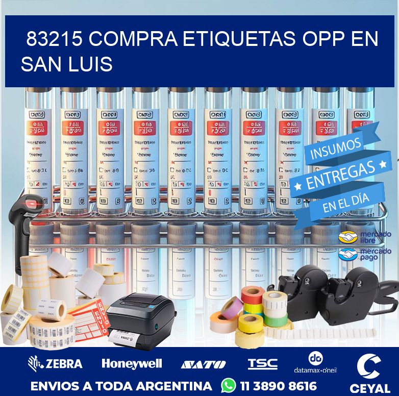 83215 COMPRA ETIQUETAS OPP EN SAN LUIS