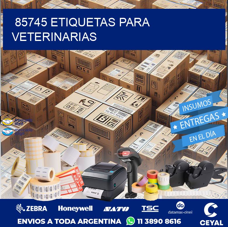 85745 ETIQUETAS PARA VETERINARIAS