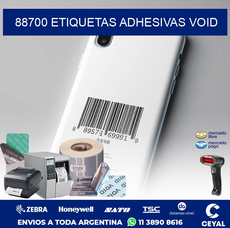 88700 ETIQUETAS ADHESIVAS VOID