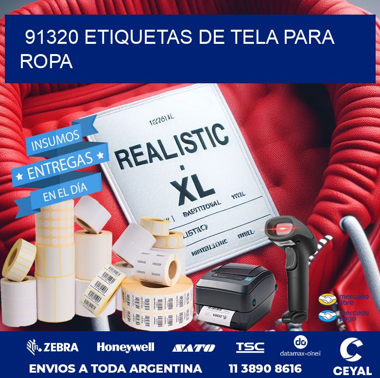 91320 ETIQUETAS DE TELA PARA ROPA