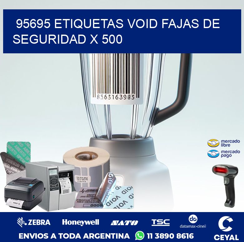 95695 ETIQUETAS VOID FAJAS DE SEGURIDAD X 500