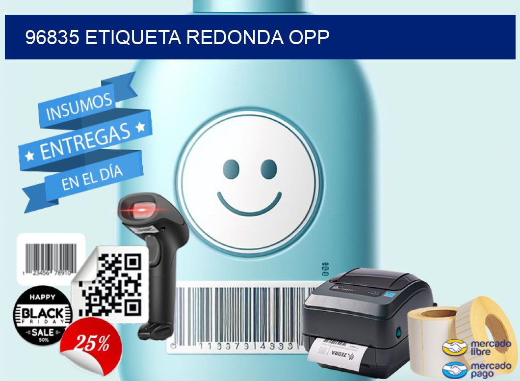 96835 ETIQUETA REDONDA OPP
