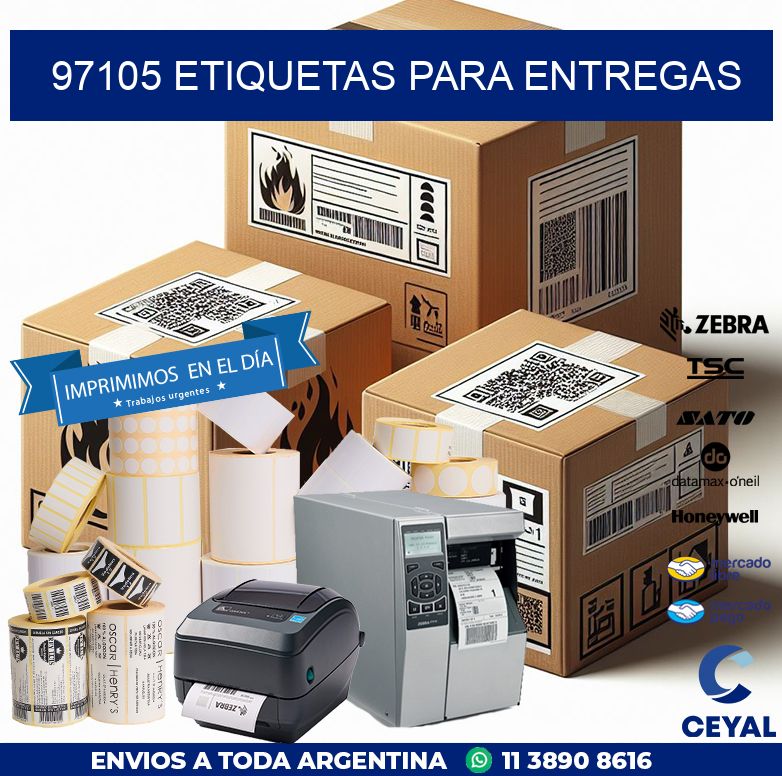 97105 ETIQUETAS PARA ENTREGAS