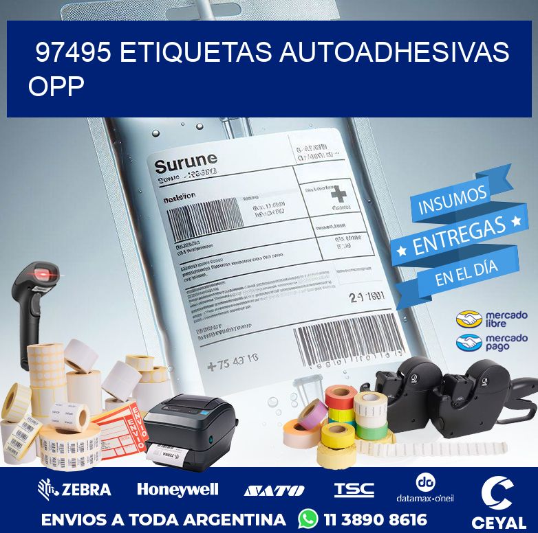 97495 ETIQUETAS AUTOADHESIVAS OPP
