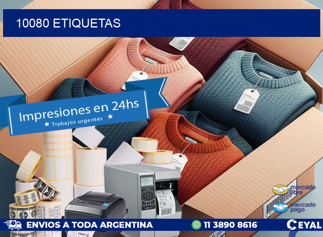 10080 ETIQUETAS