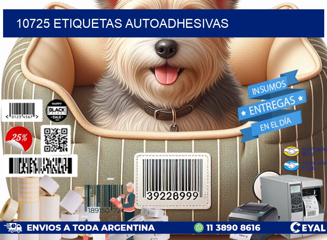 10725 ETIQUETAS AUTOADHESIVAS