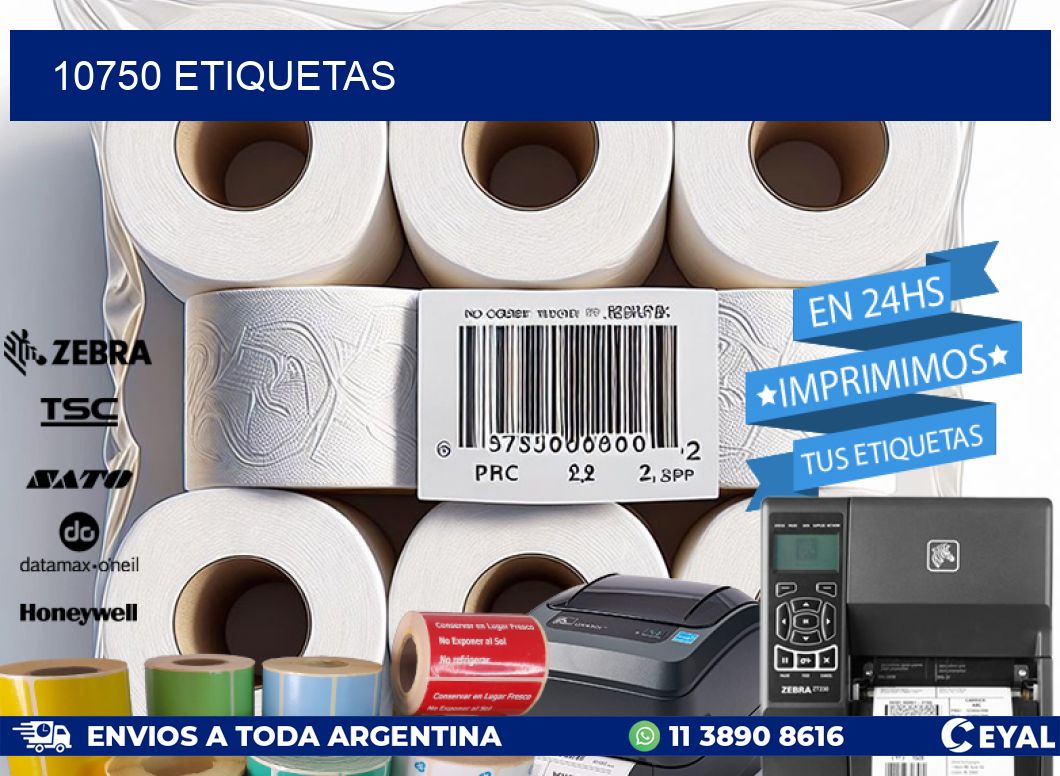 10750 ETIQUETAS