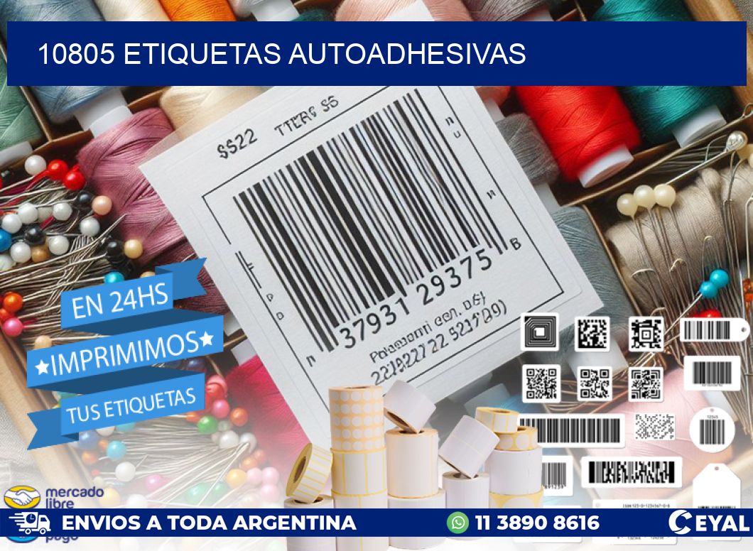 10805 ETIQUETAS AUTOADHESIVAS