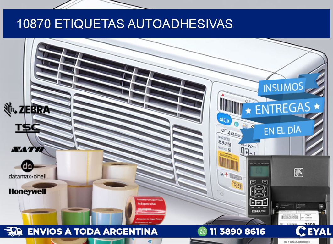 10870 ETIQUETAS AUTOADHESIVAS