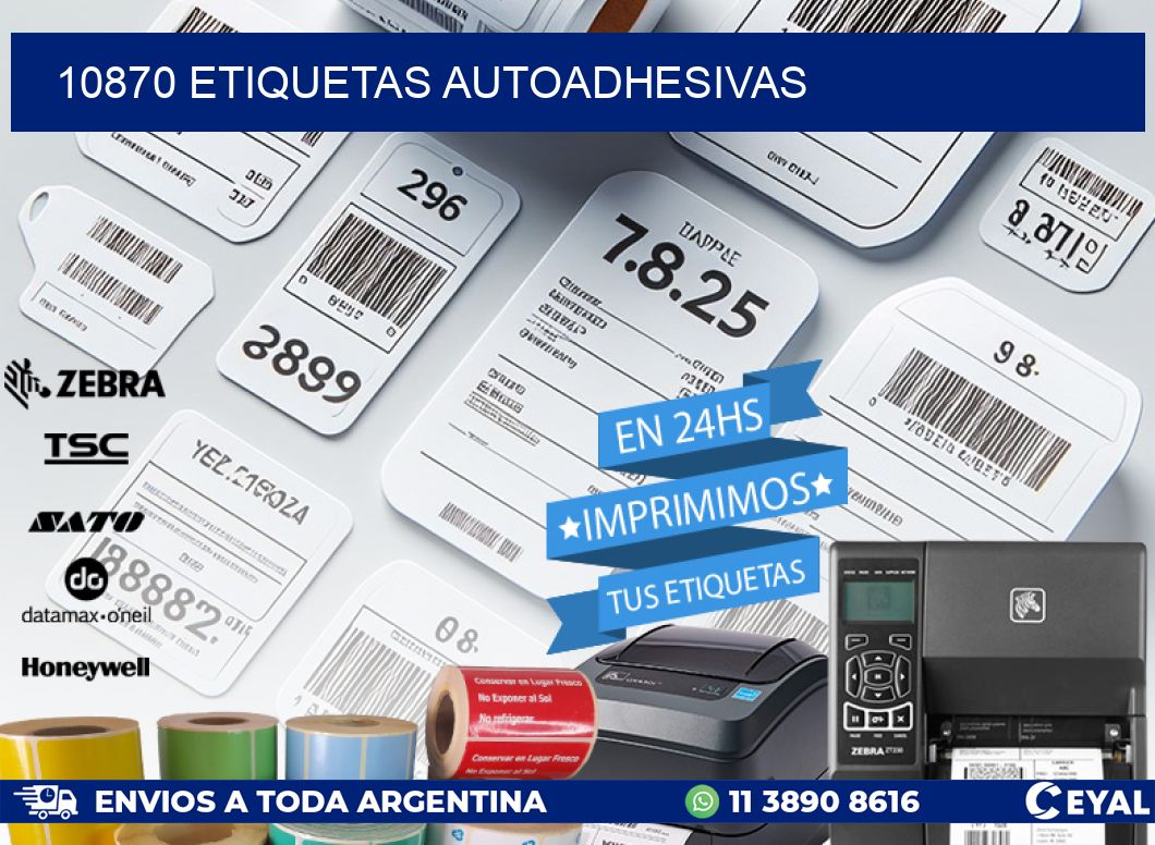 10870 ETIQUETAS AUTOADHESIVAS