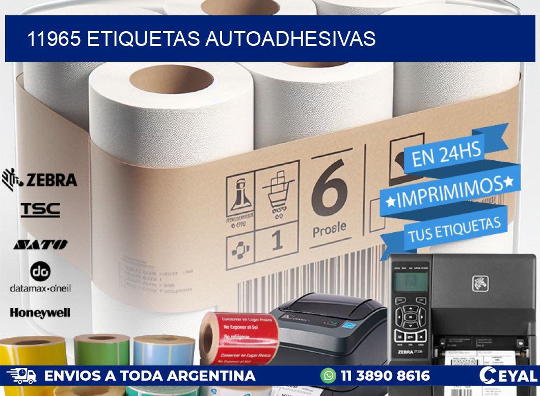 11965 ETIQUETAS AUTOADHESIVAS