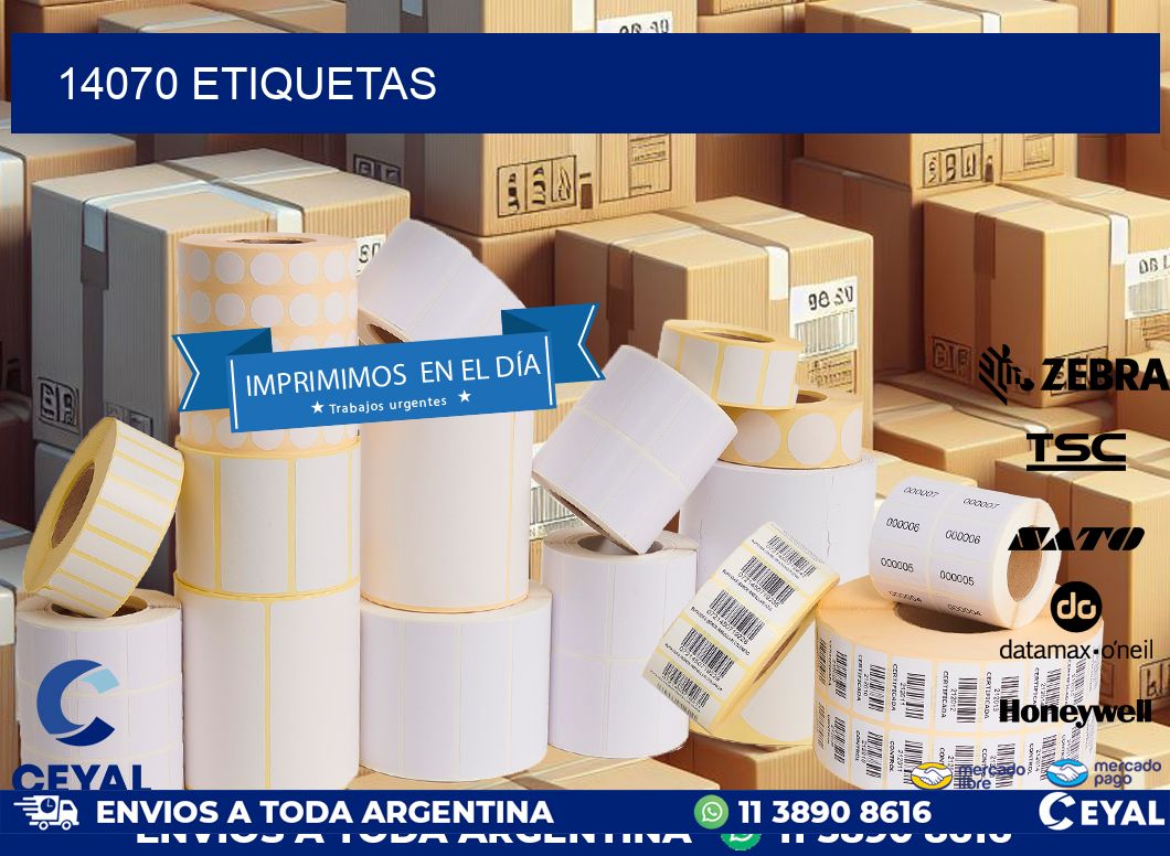 14070 ETIQUETAS