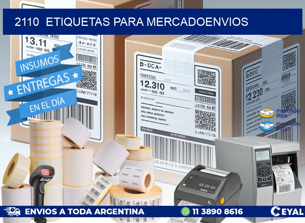 2110  ETIQUETAS PARA MERCADOENVIOS