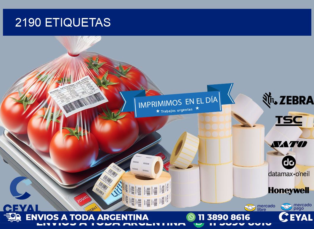 2190 ETIQUETAS