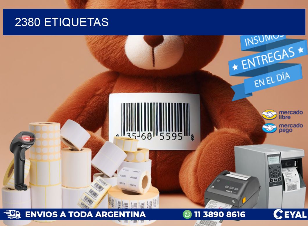 2380 ETIQUETAS
