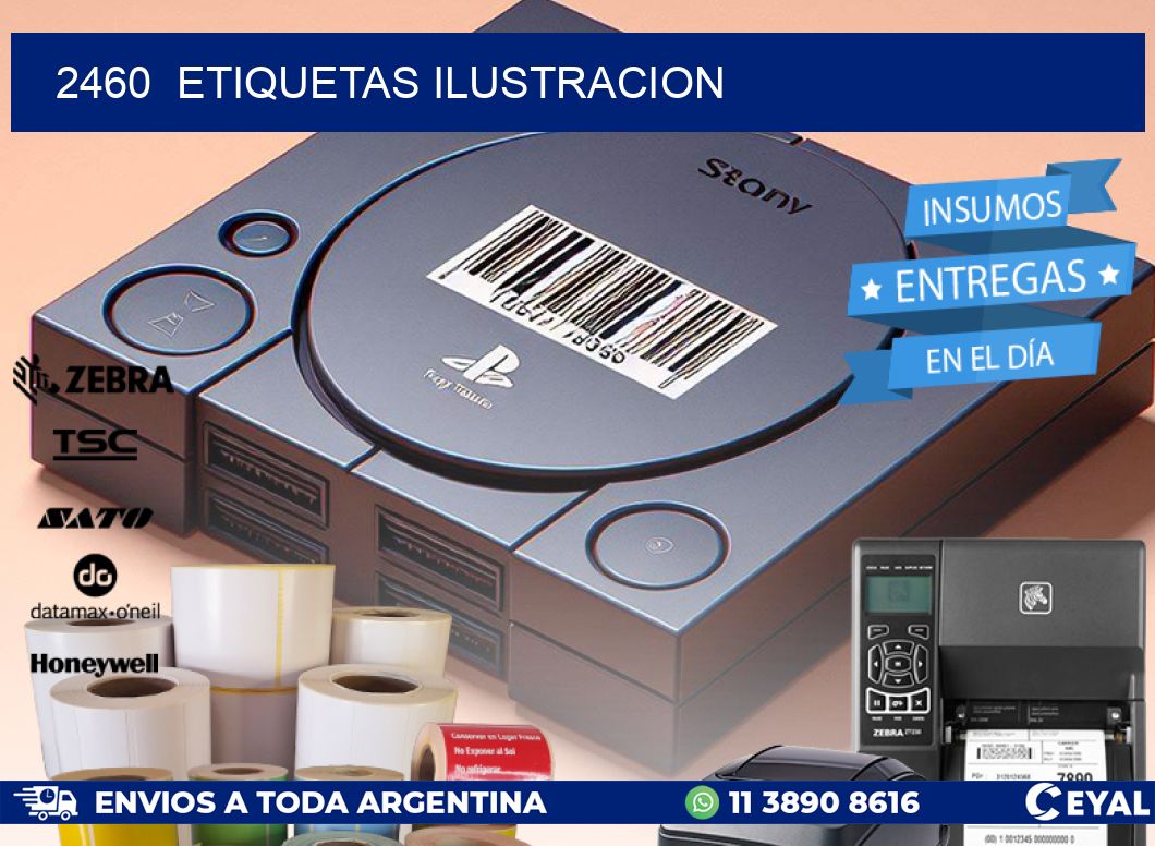 2460  ETIQUETAS ILUSTRACION