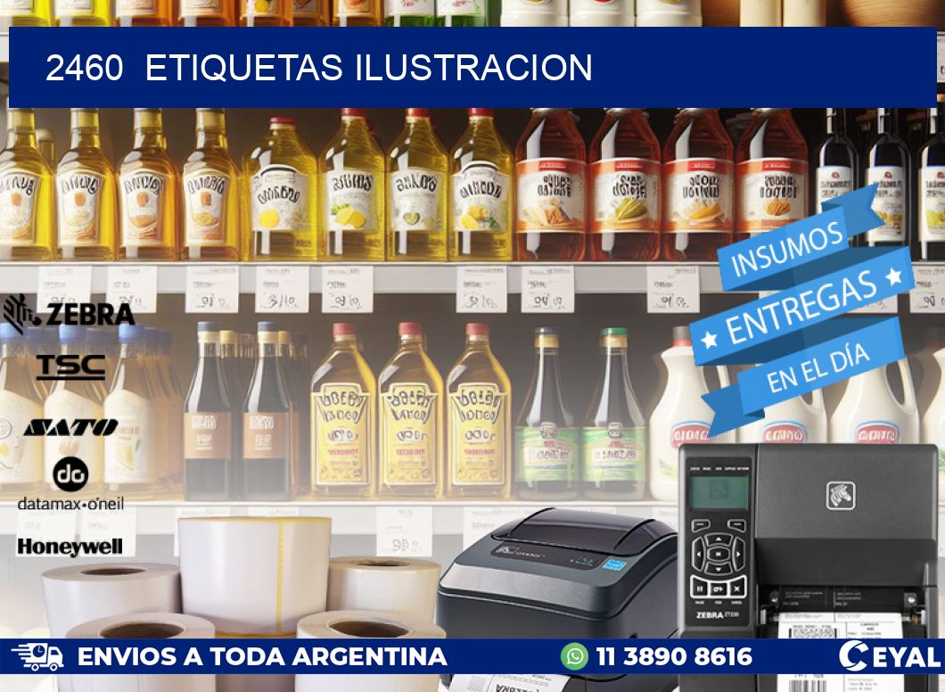 2460  ETIQUETAS ILUSTRACION