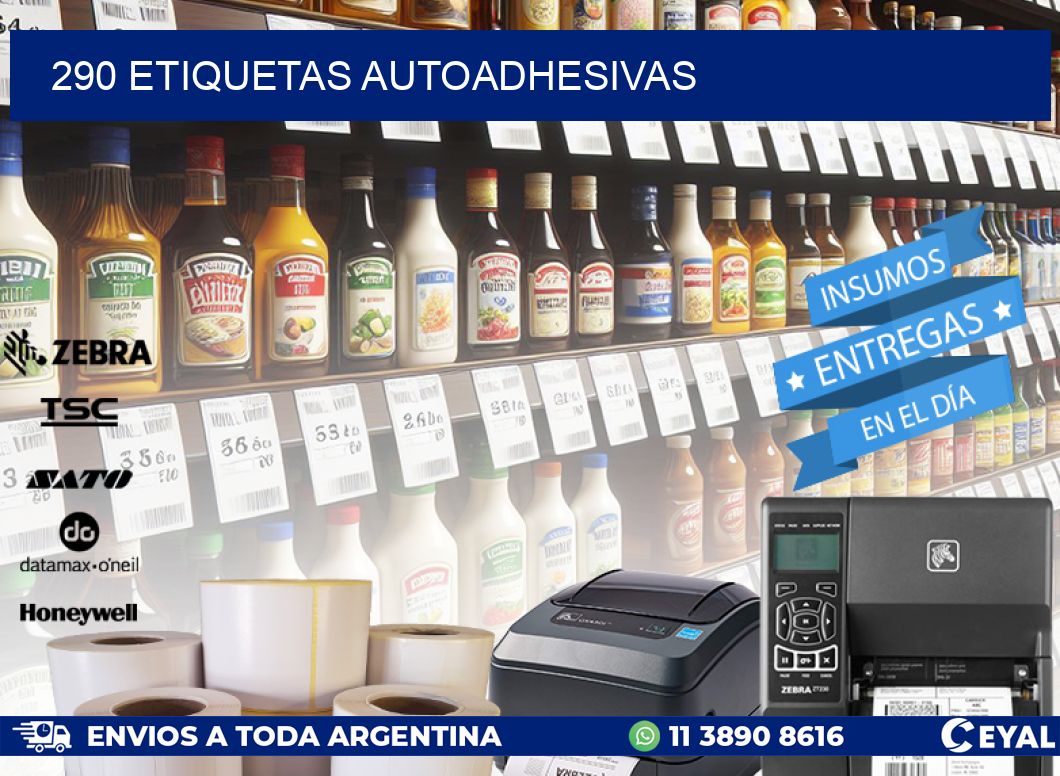 290 ETIQUETAS AUTOADHESIVAS