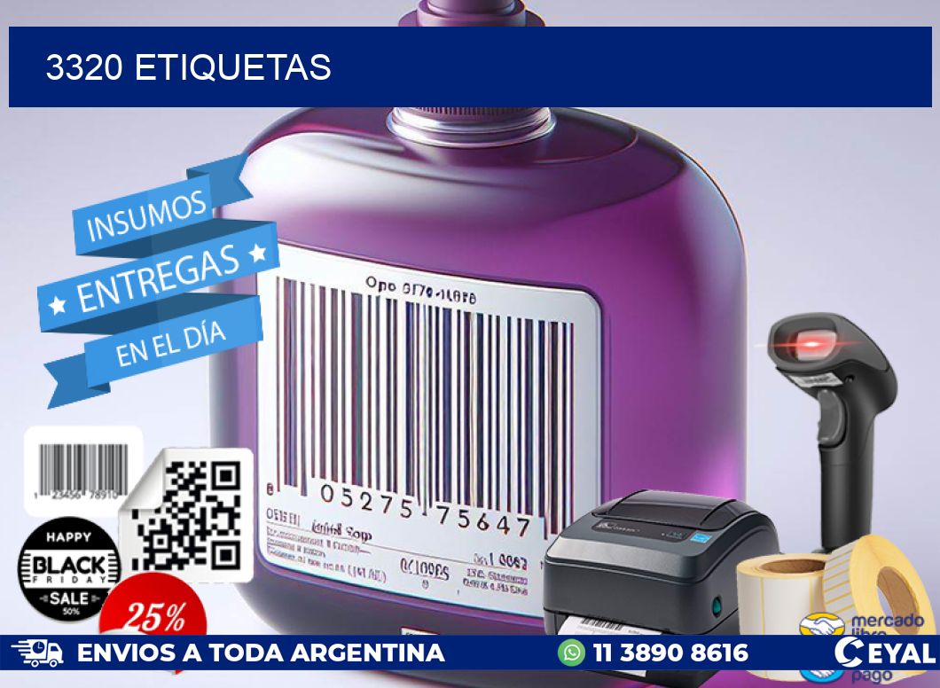 3320 ETIQUETAS
