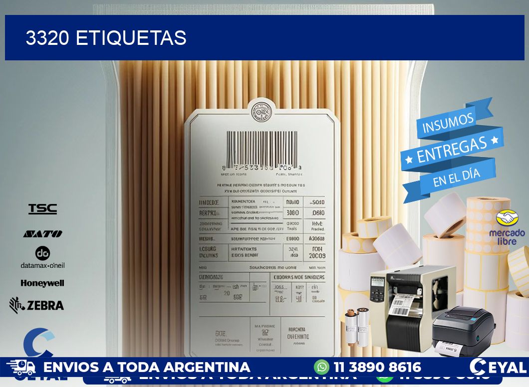 3320 ETIQUETAS