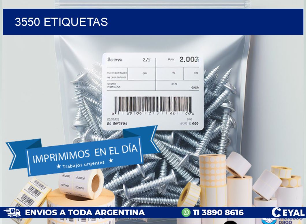 3550 ETIQUETAS