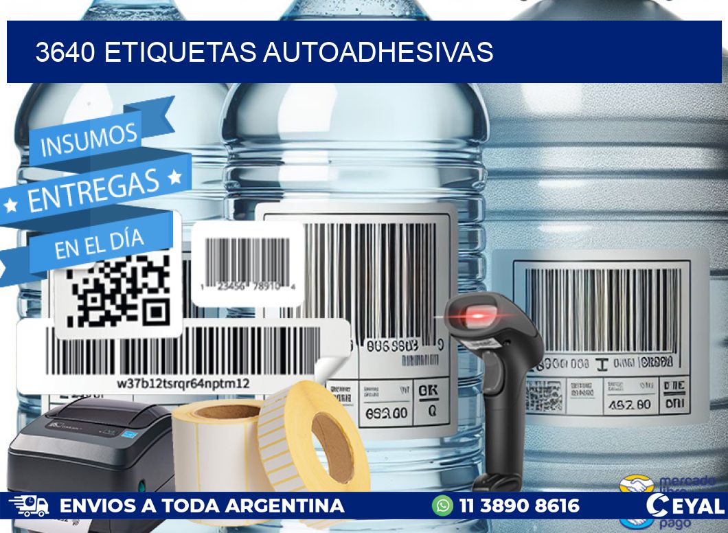 3640 ETIQUETAS AUTOADHESIVAS