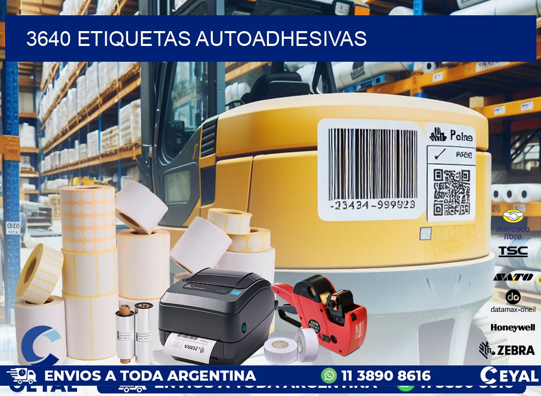 3640 ETIQUETAS AUTOADHESIVAS