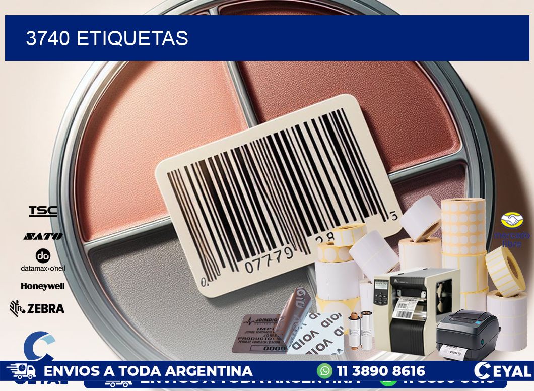 3740 ETIQUETAS