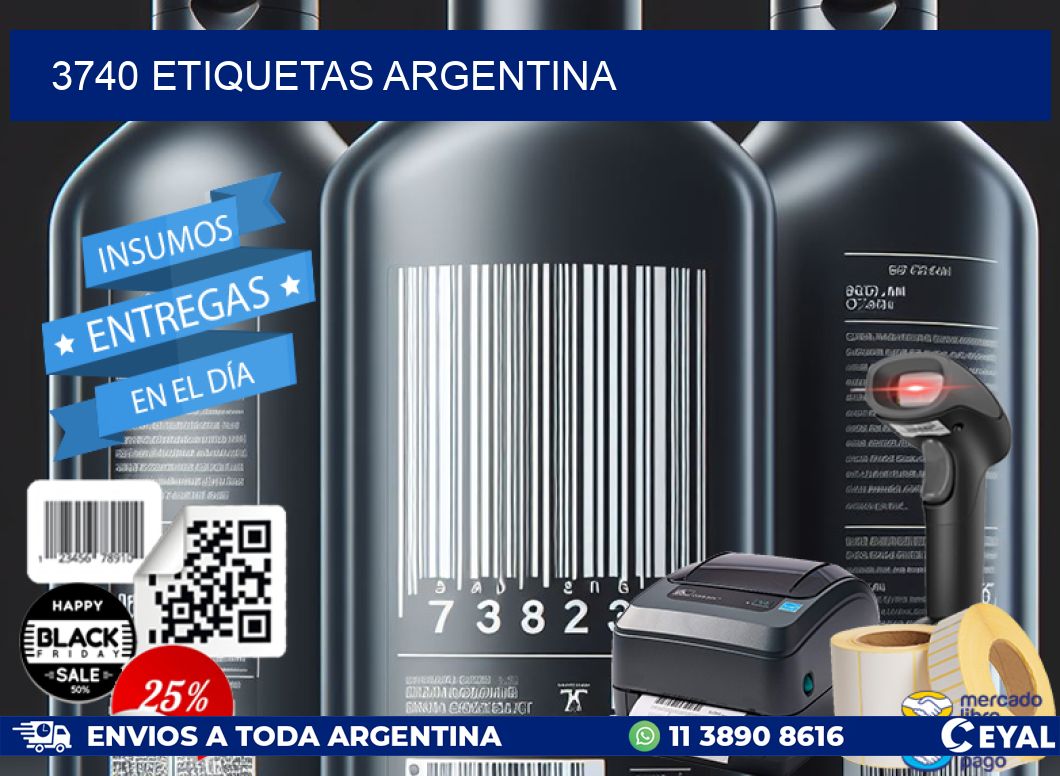 3740 ETIQUETAS ARGENTINA