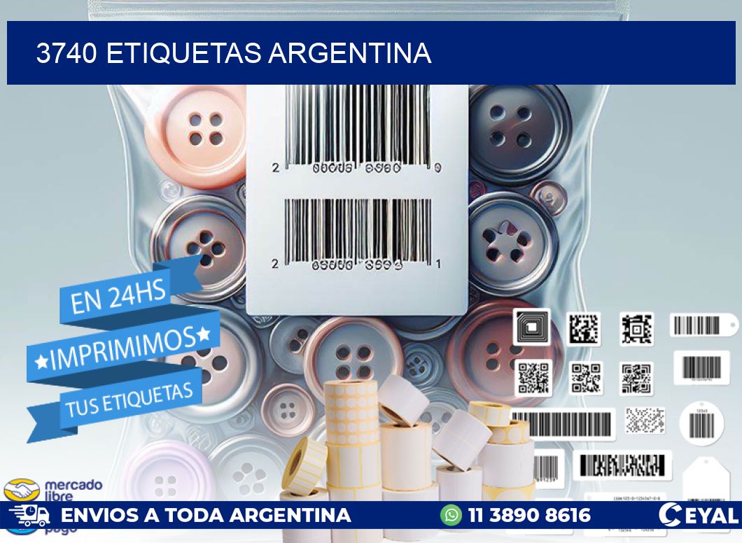 3740 ETIQUETAS ARGENTINA