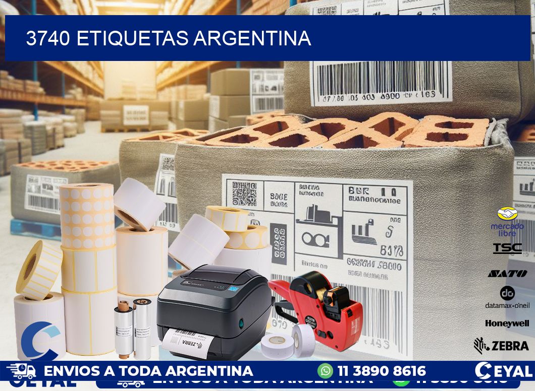 3740 ETIQUETAS ARGENTINA