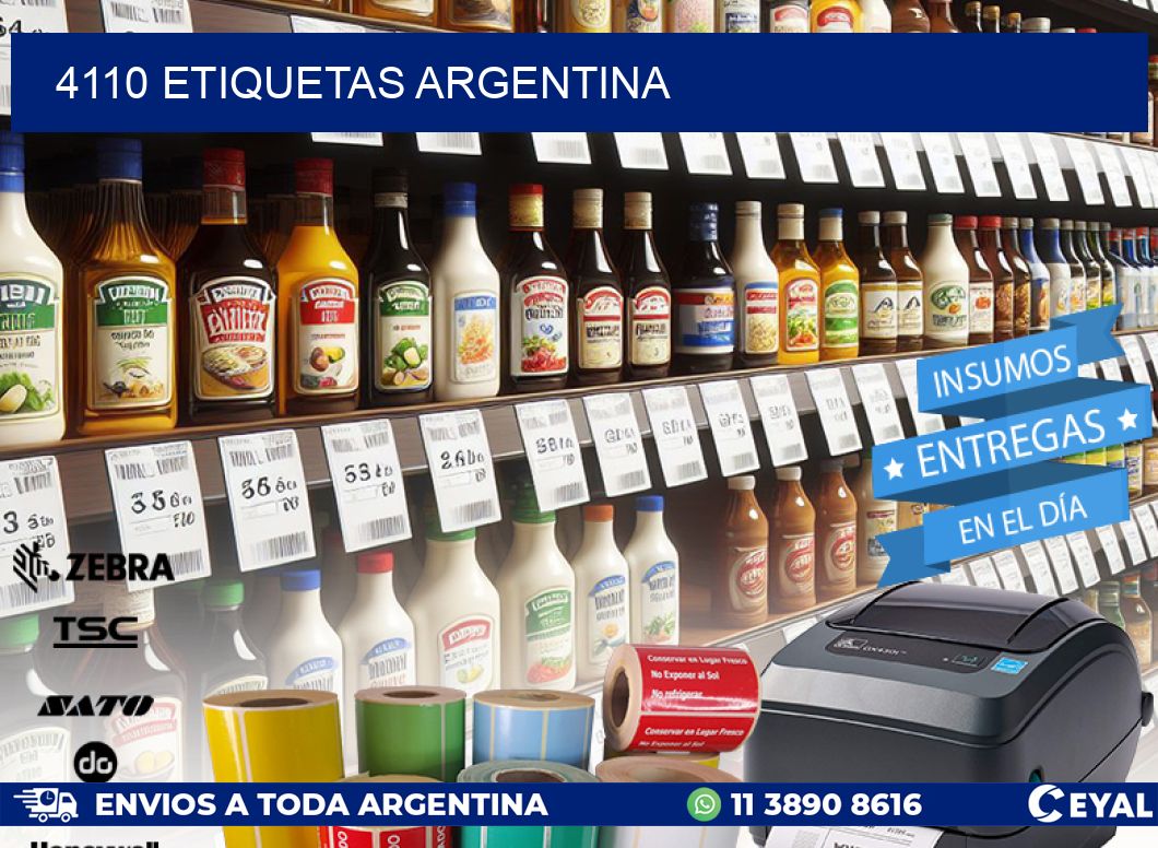 4110 ETIQUETAS ARGENTINA